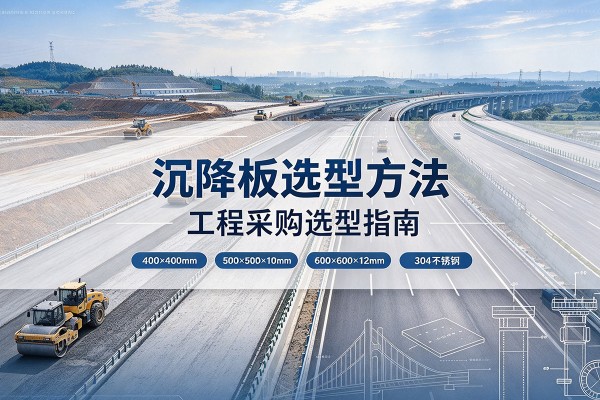 沁水沉降板选择方法