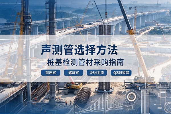沁水声测管选型标准