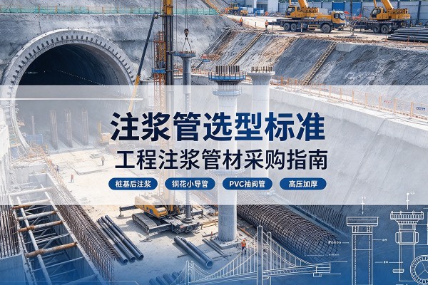 沁水注浆管选型标准