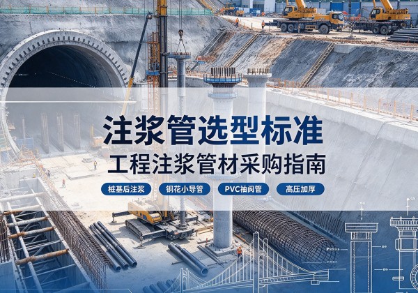 沁水注浆管选型标准